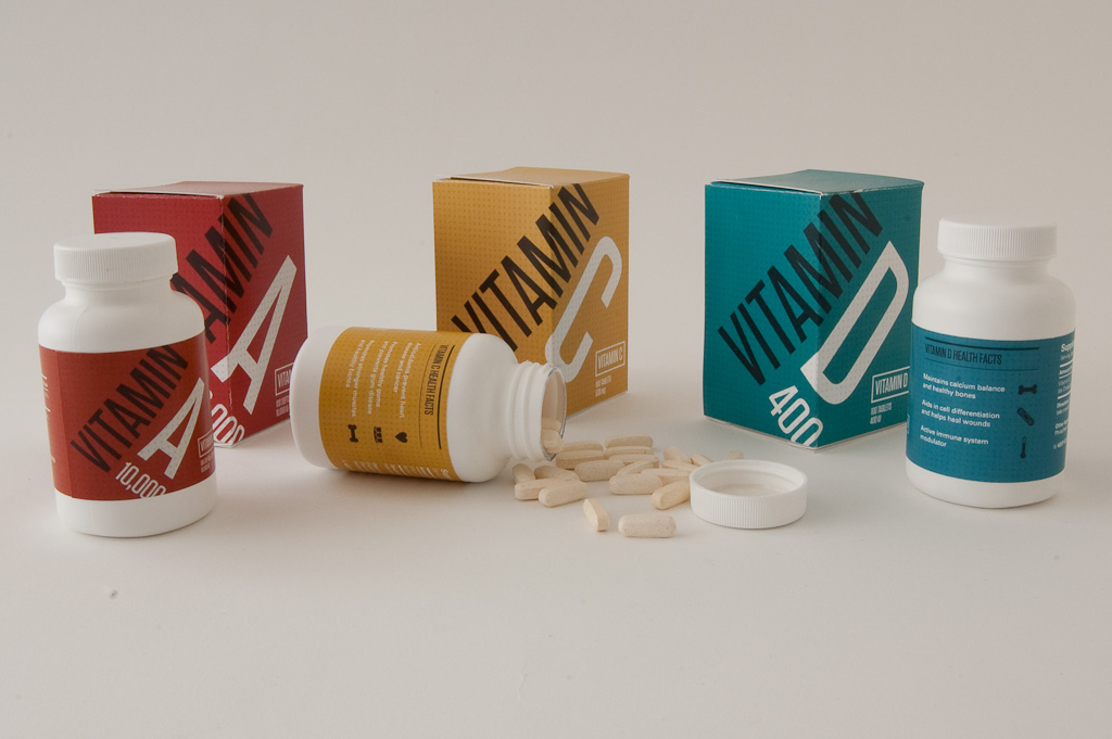Placeholder image — wellness supplement bottles arranged on a light surface